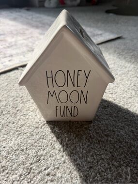 Rae Dunn Honey Moon Fund Ceramic Bank